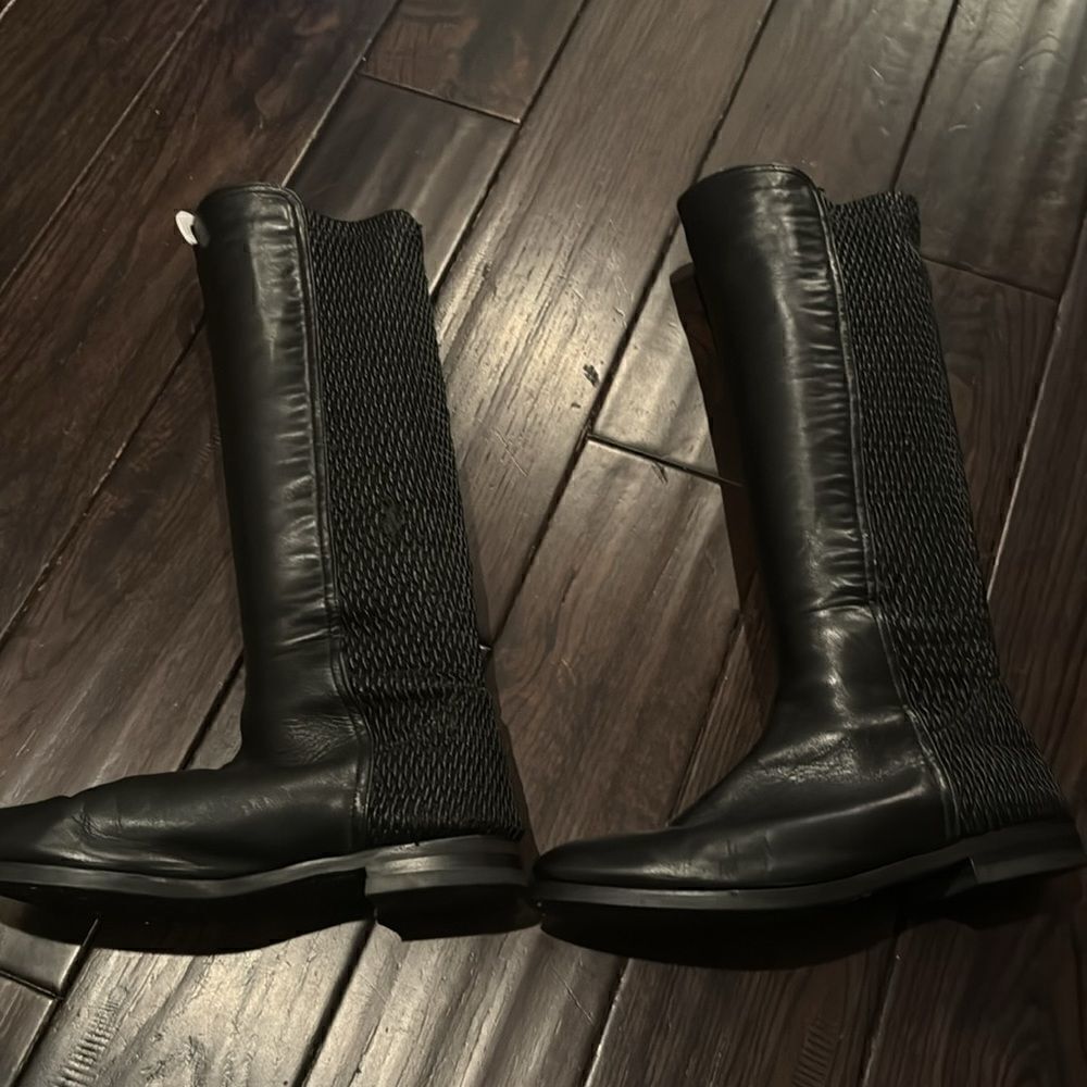 Black Leather Boots 